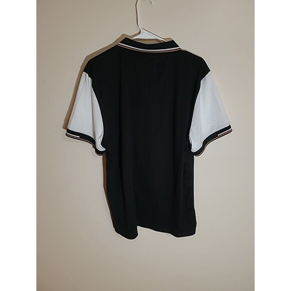 Casa Moda Couture Polo Shirt Mens Black/White Extra Large (AA6) - Picture 7 of 9